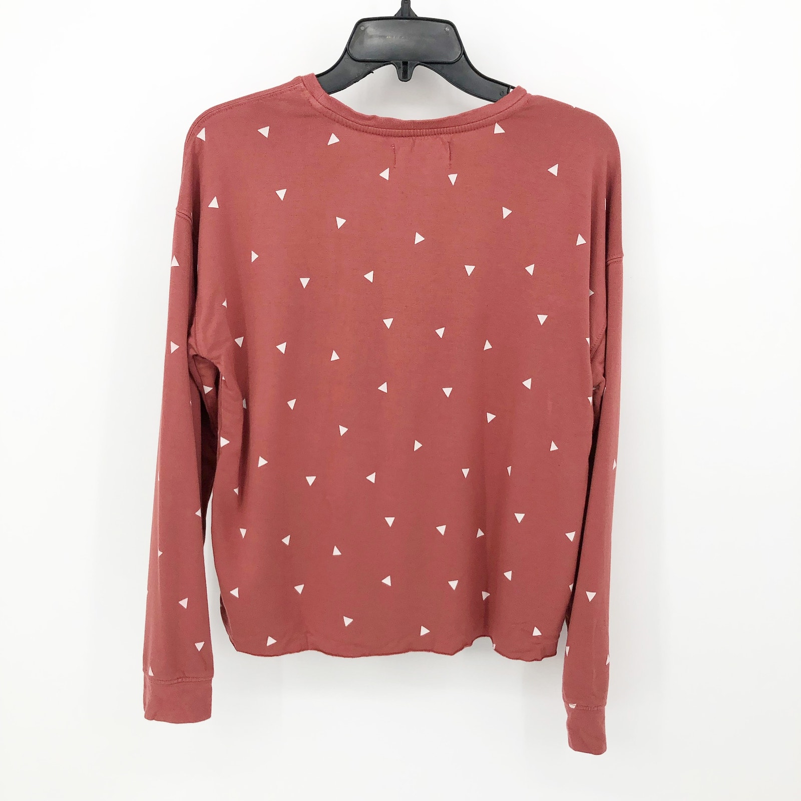 Thread + Supply Womens Pullover Sweatshirt Small Pink Geometric Print Euc — image 4 of 8
